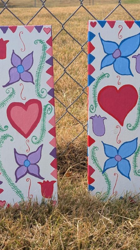 Happy Flower Painting (Pink) - Image 3