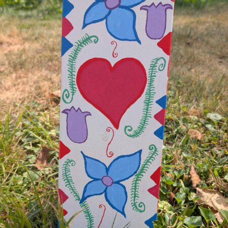 Happy Flower Painting (Red)