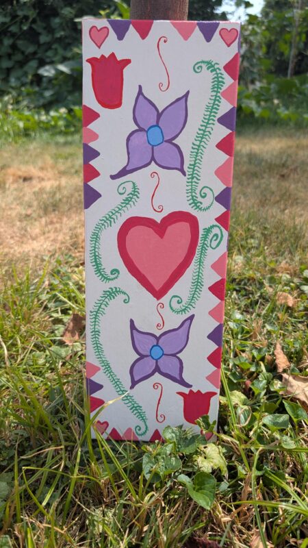 Happy Flower Painting (Pink)