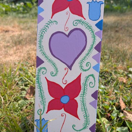 Happy Flower Painting (Purple)