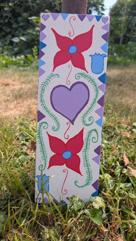Happy Flower Painting (Purple)