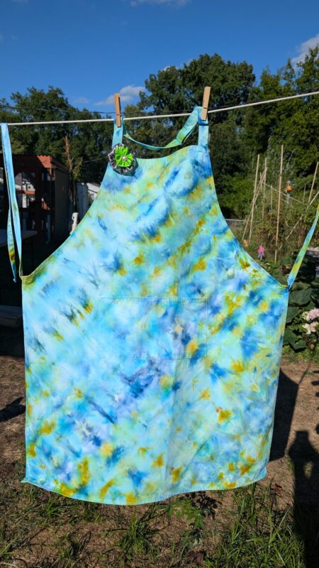 Apron (Aqua Tye-Dye)
