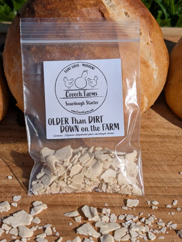 Older than Dirt Down on the Farm Dehydrated Sourdough Starter