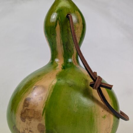 Natural and Green Stripped Gourd - Image 2