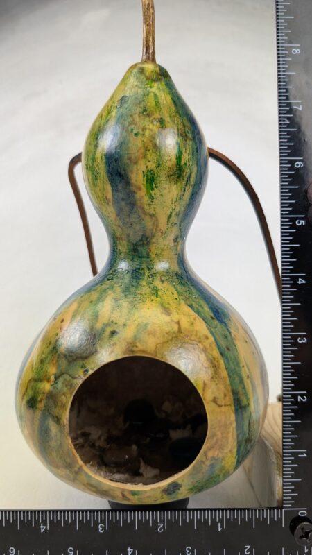 Blue and Green Drip Gourd - Image 3
