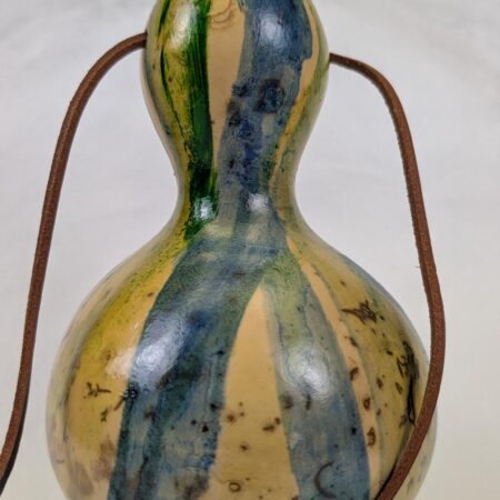 Blue and Green Drip Gourd - Image 2