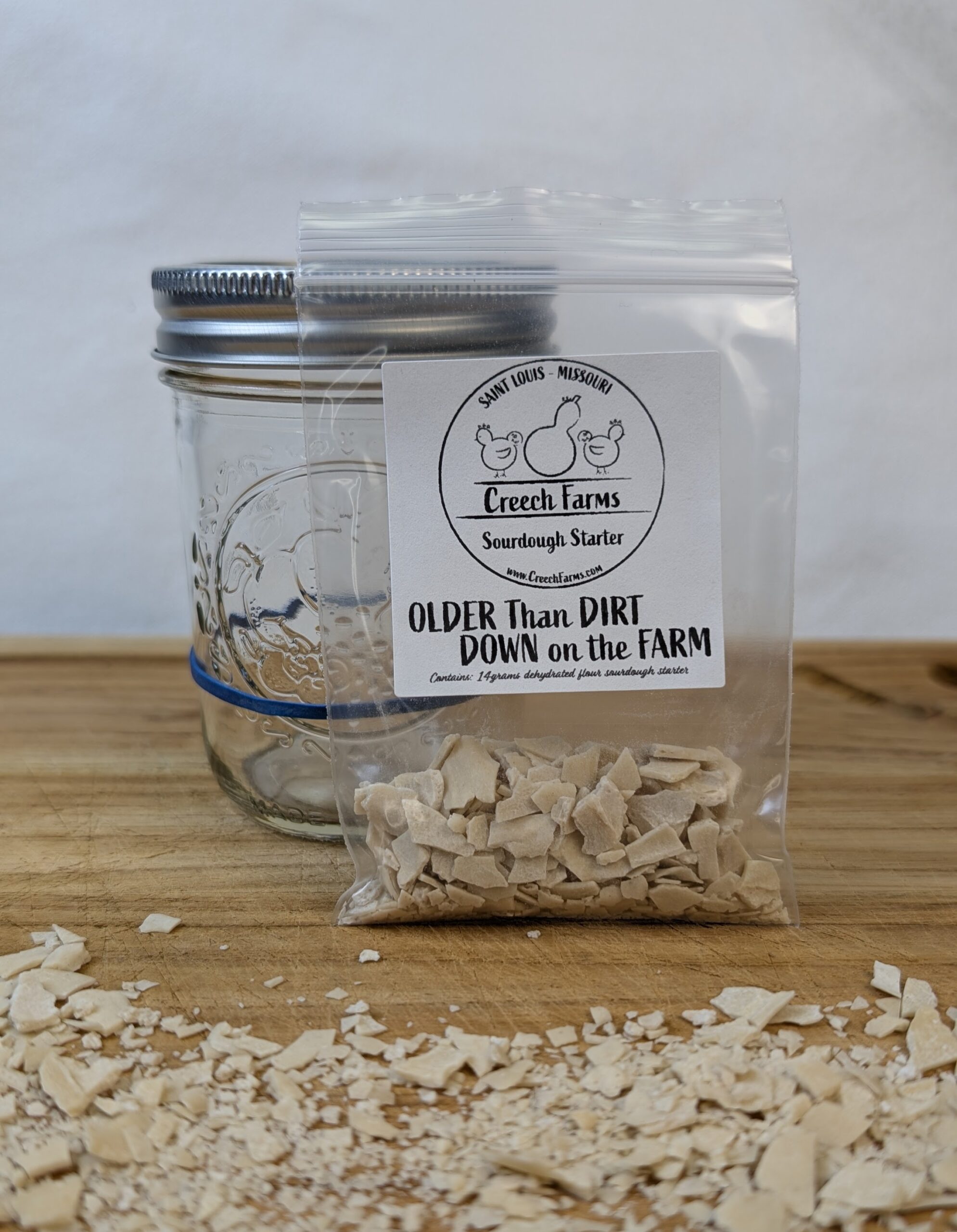 Dehydrated Sourdough Starter With Jar (Gift Option Available) - Image 2