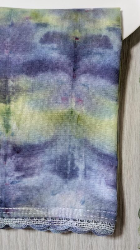 Tie Dyed Cloth Napkin (Winter Colors, Set Of 5) - Image 2