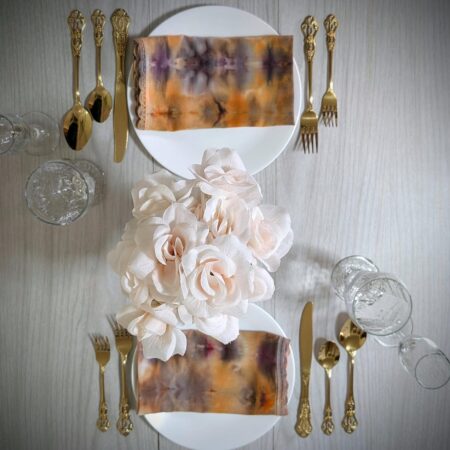 Tie Dyed Napkin (Fall Colors, Set Of 7)