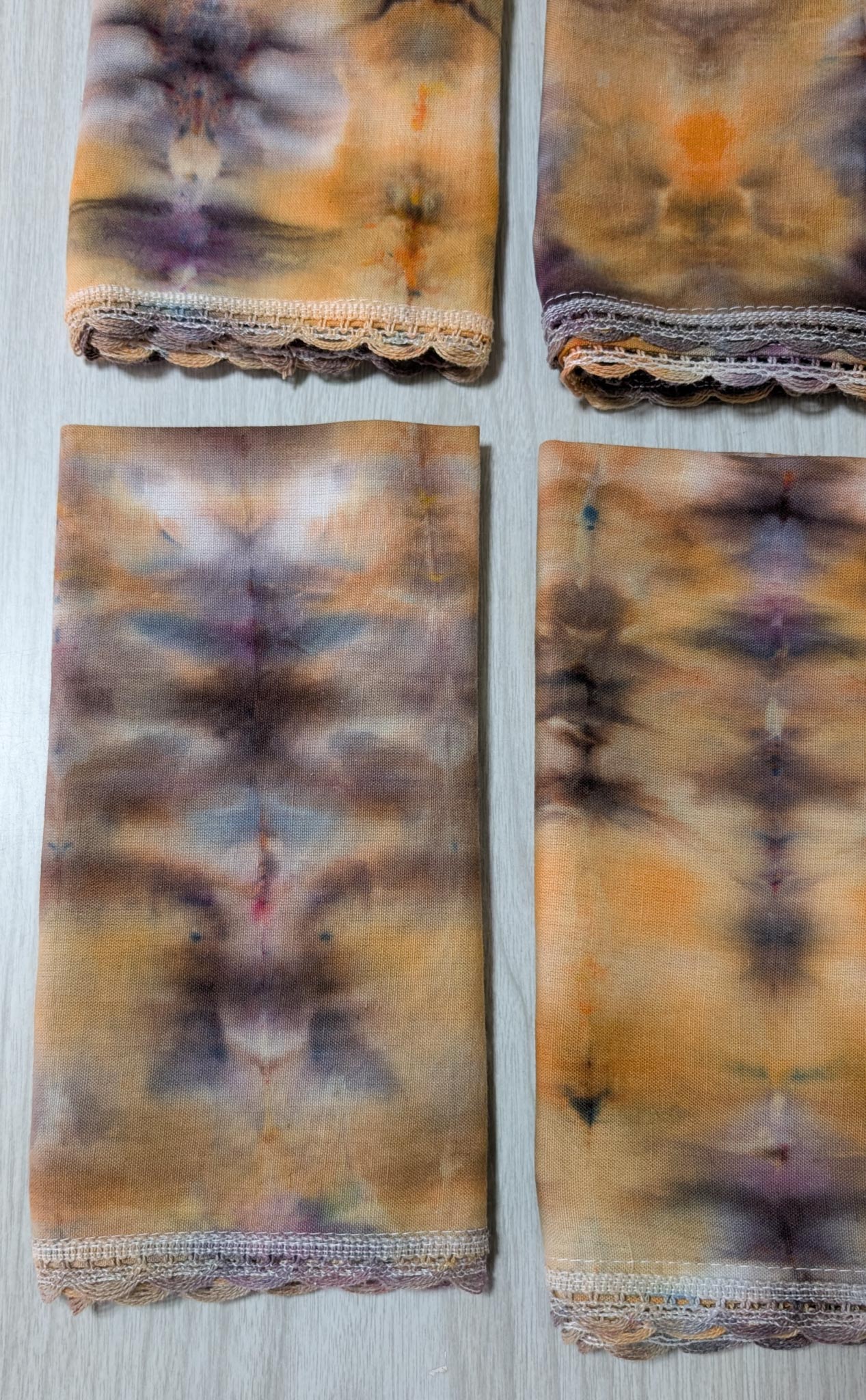 Tie Dyed Napkin (Fall Colors, Set Of 7) - Image 4