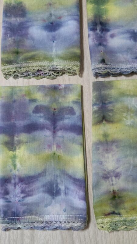 Tie Dyed Cloth Napkin (Winter Colors, Set Of 5) - Image 5