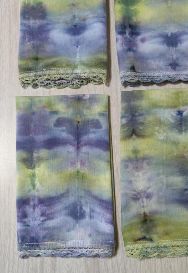 Tie Dyed Cloth Napkin (Winter Colors, Set Of 5) - Image 5