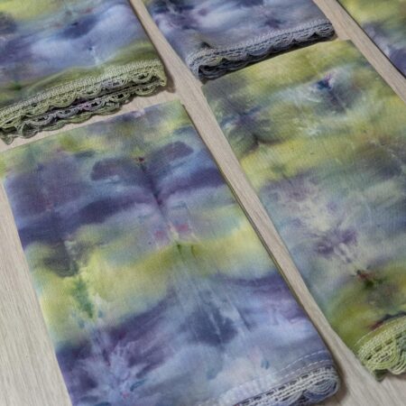Tie Dyed Cloth Napkin (Winter Colors, Set Of 5) - Image 4