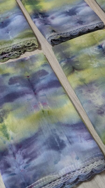 Tie Dyed Cloth Napkin (Winter Colors, Set Of 5) - Image 4