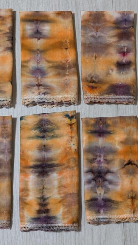 Tie Dyed Napkin (Fall Colors, Set Of 7) - Image 5
